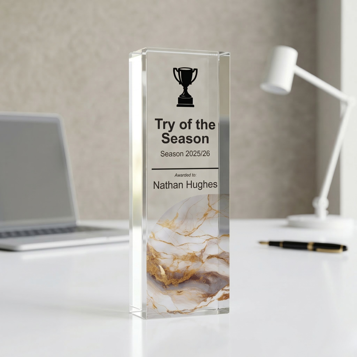 Personalised Rugby Trophy Award | Custom Rugby Prize UK