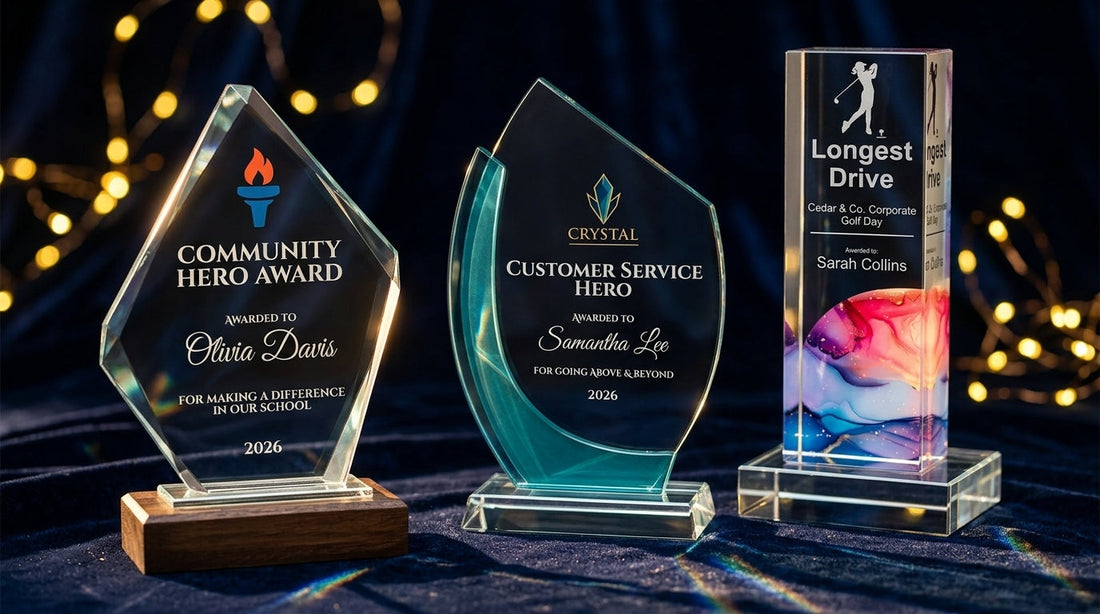 Custom Trophies & Awards, Made Fresh to Order in the UK