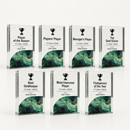 Football End of Season Trophy Pack | 7 Personalised Awards