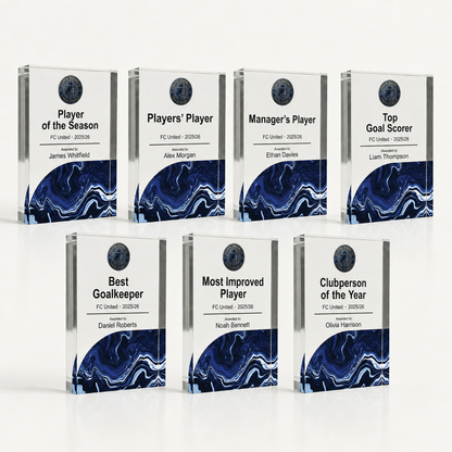 Football End of Season Trophy Pack | 7 Personalised Awards