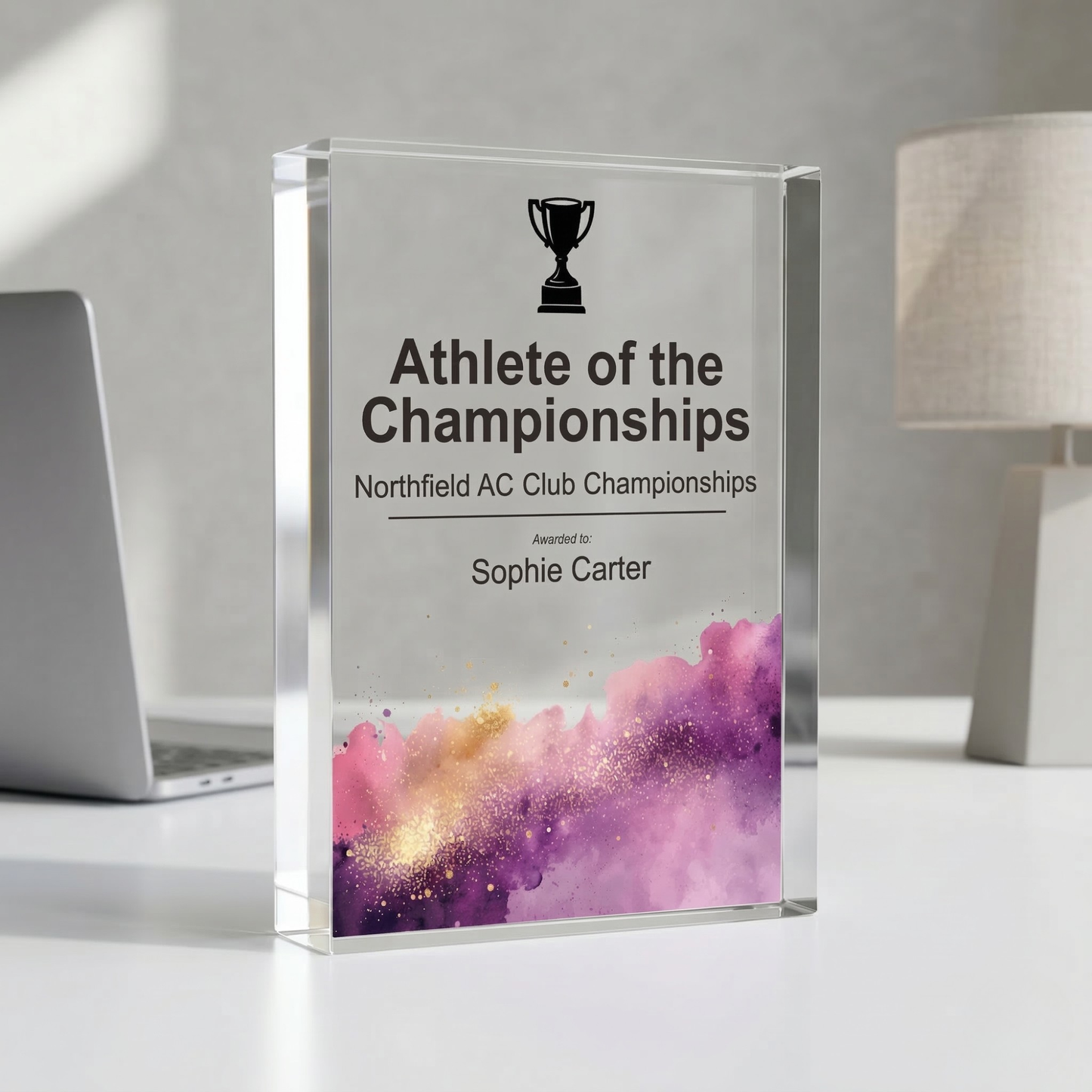 Personalised Athletics Trophy Award | Custom Sports Prize UK