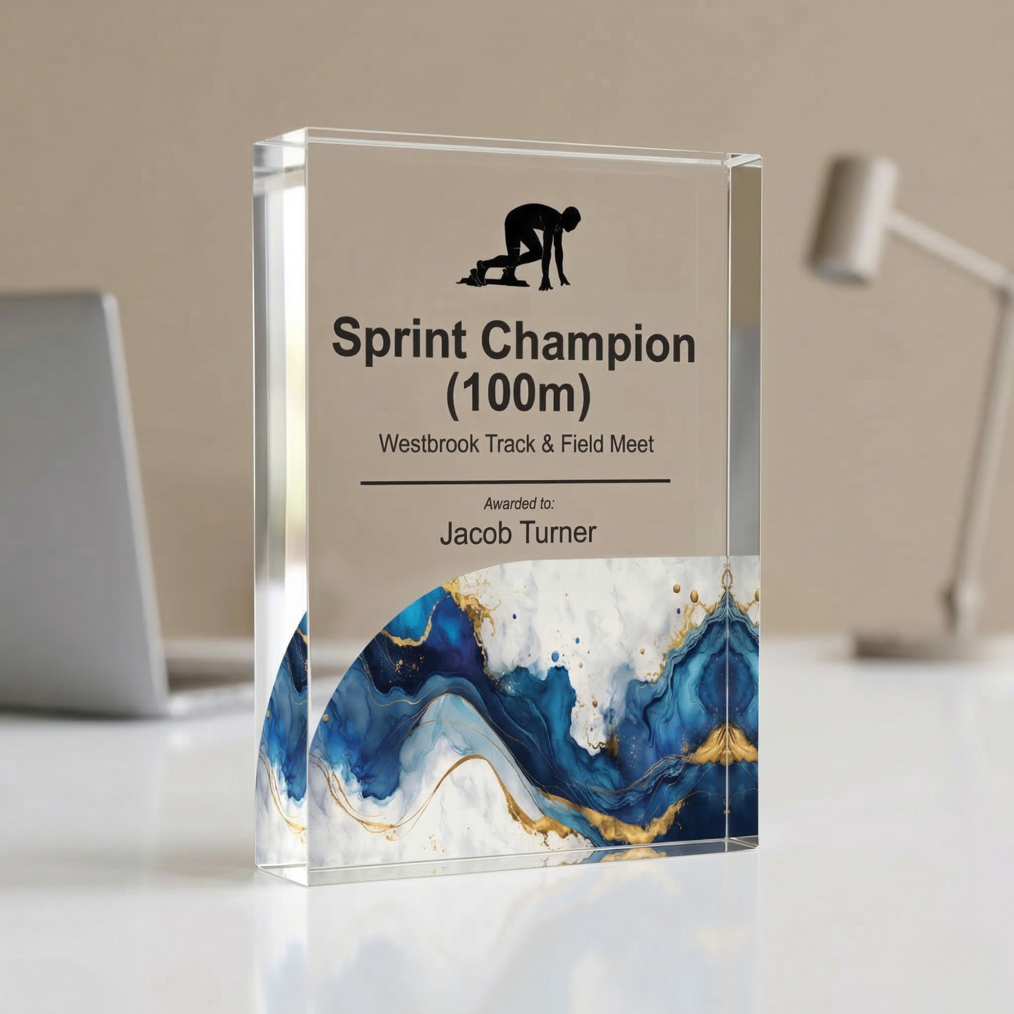 Personalised Athletics Trophy Award | Custom Sports Prize UK