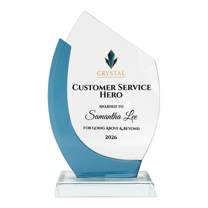 crystal flame trophy 