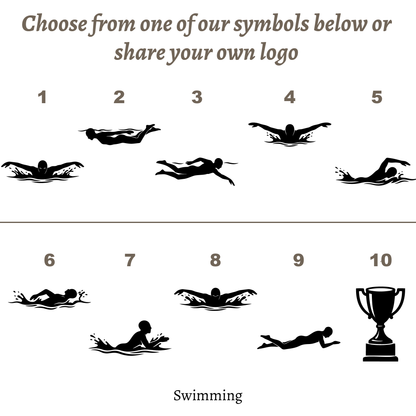 Personalised Swimming Trophy Award | Custom Swimming Prize UK