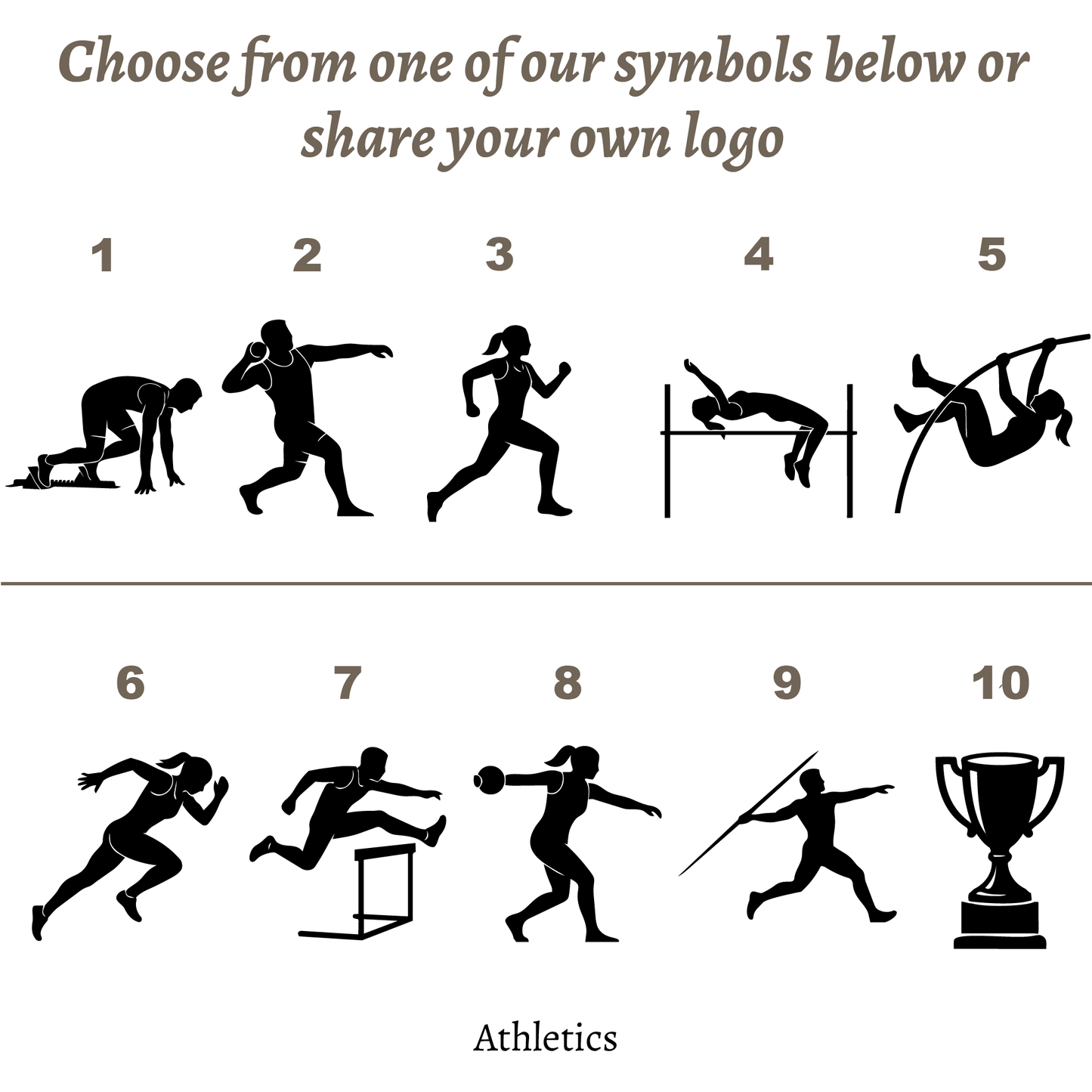 Personalised Athletics Trophy Award | Custom Sports Prize UK
