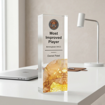 Personalised Cricket Trophy Award | Custom Cricket Prize UK
