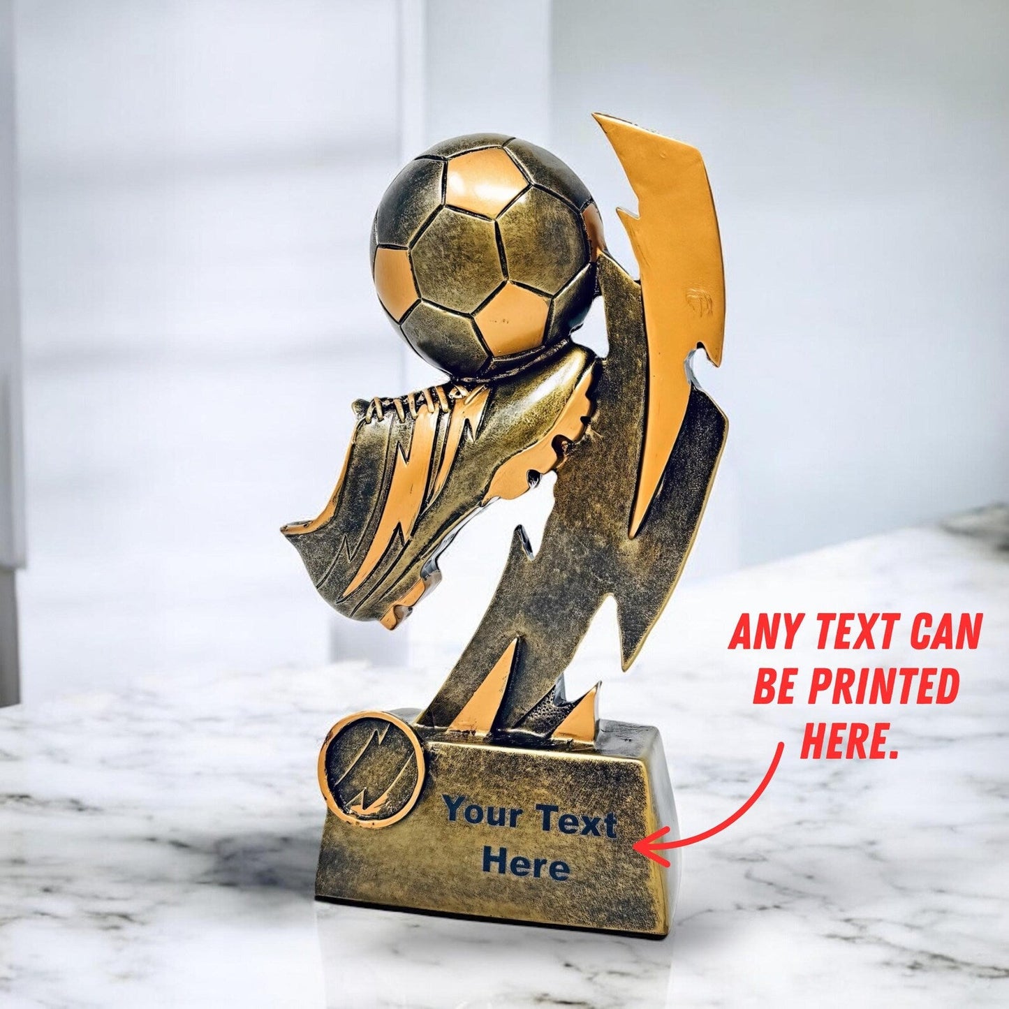 Personalised Football Trophy UK | Custom Resin Football Award