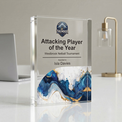 Personalised Netball Trophy Award | Custom Netball Prize UK