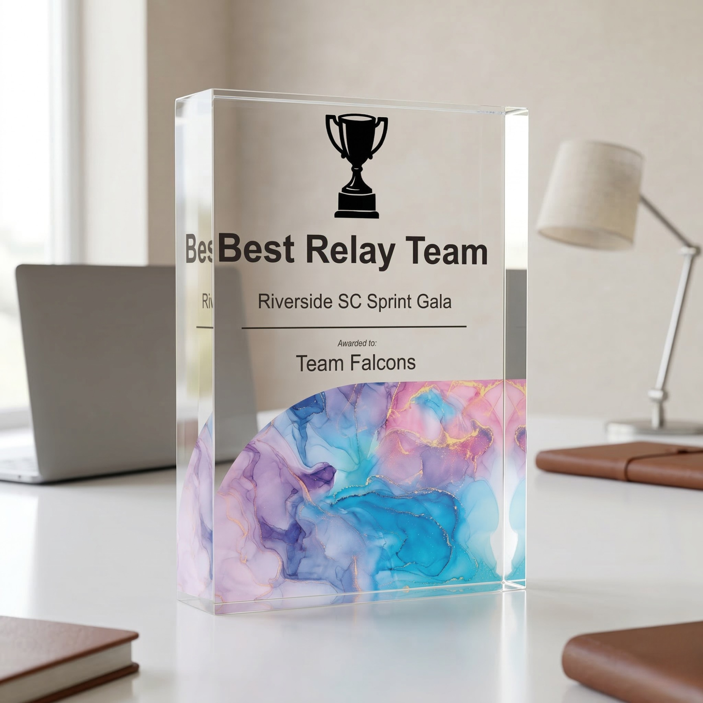 Personalised Swimming Trophy Award | Custom Swimming Prize UK